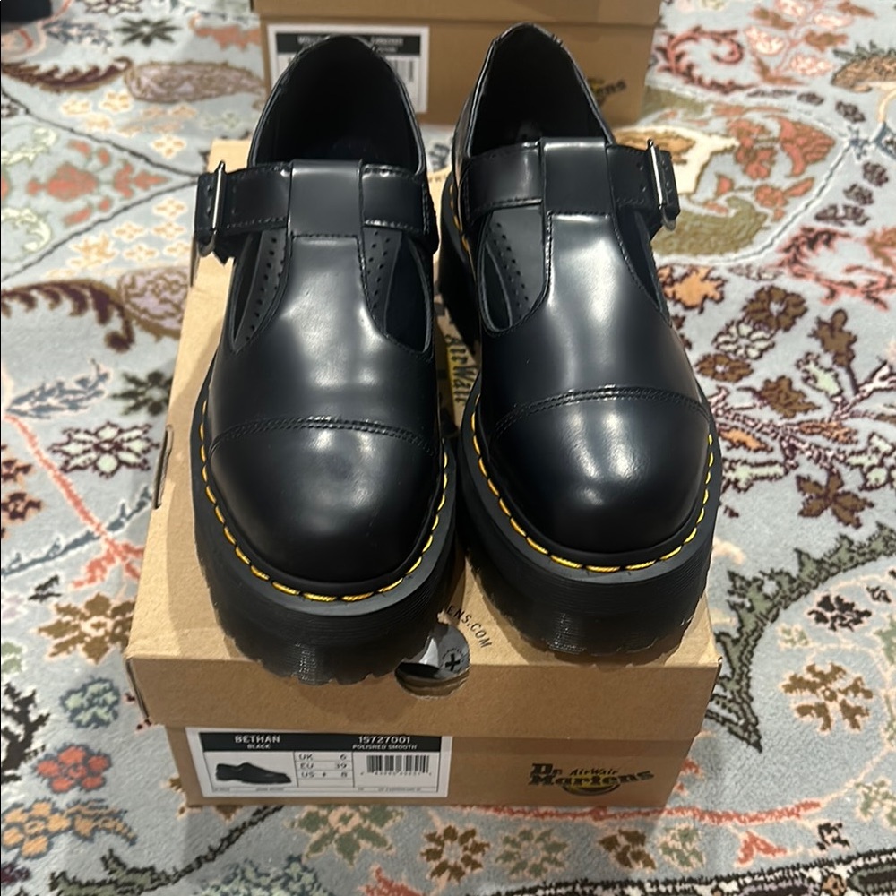 Dr. Martens Black Leather Shoes